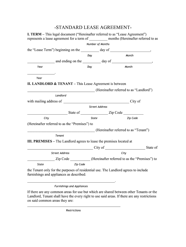 Lease Agreement Oklahoma  Form