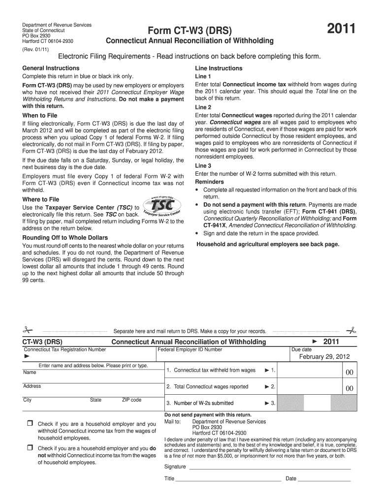  Form CT W3 CT Gov Home 2020