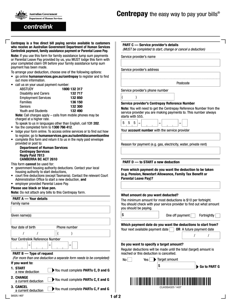 Sa325  Form