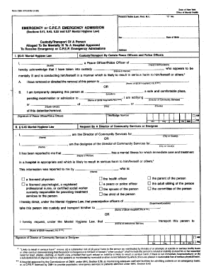 9 45 Mental Hygiene Law Form