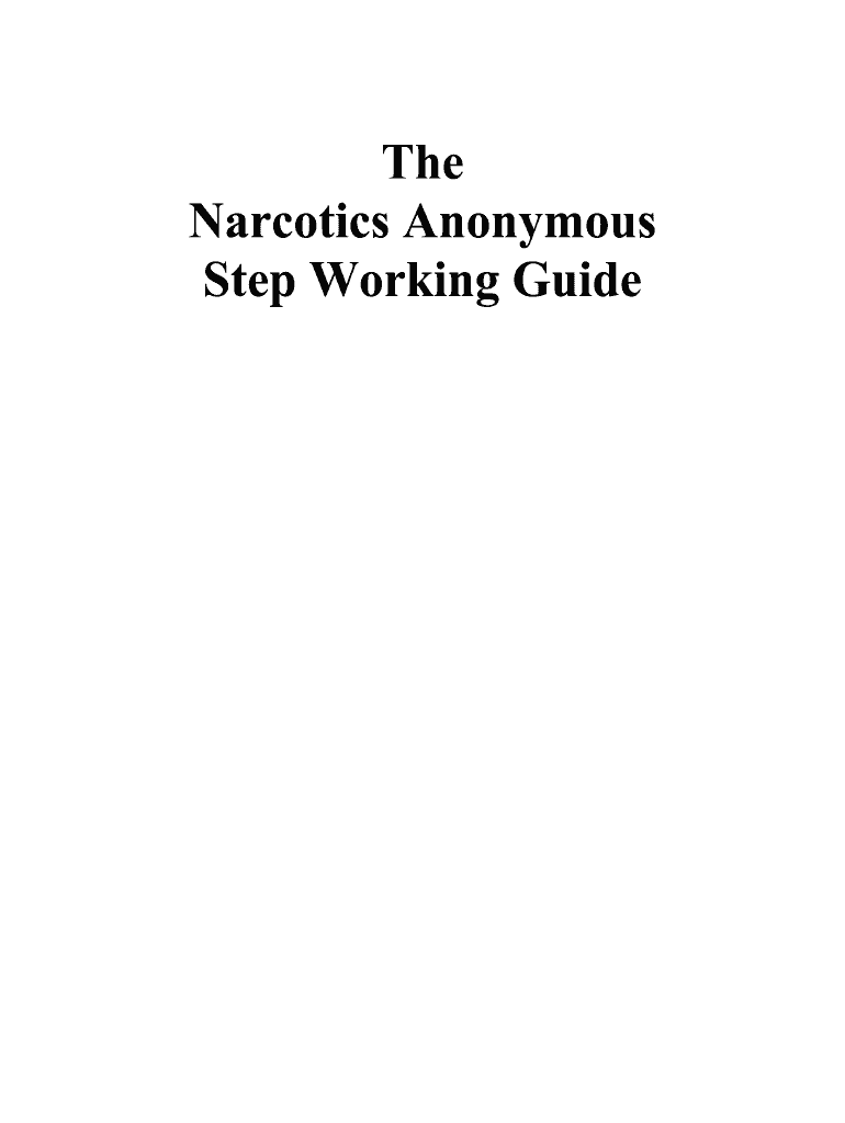 Get and Sign Na Step Working Guide  Form