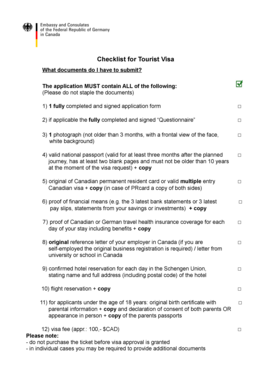 Canada Tourist Visa Lye Kehre Documents Lagde Ne Check List  Form