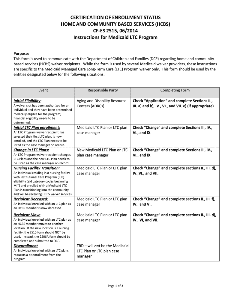 2515 Form