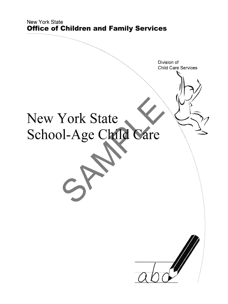 PDF School Age Child Care Application Package  New York State    Ocfs State Ny  Form