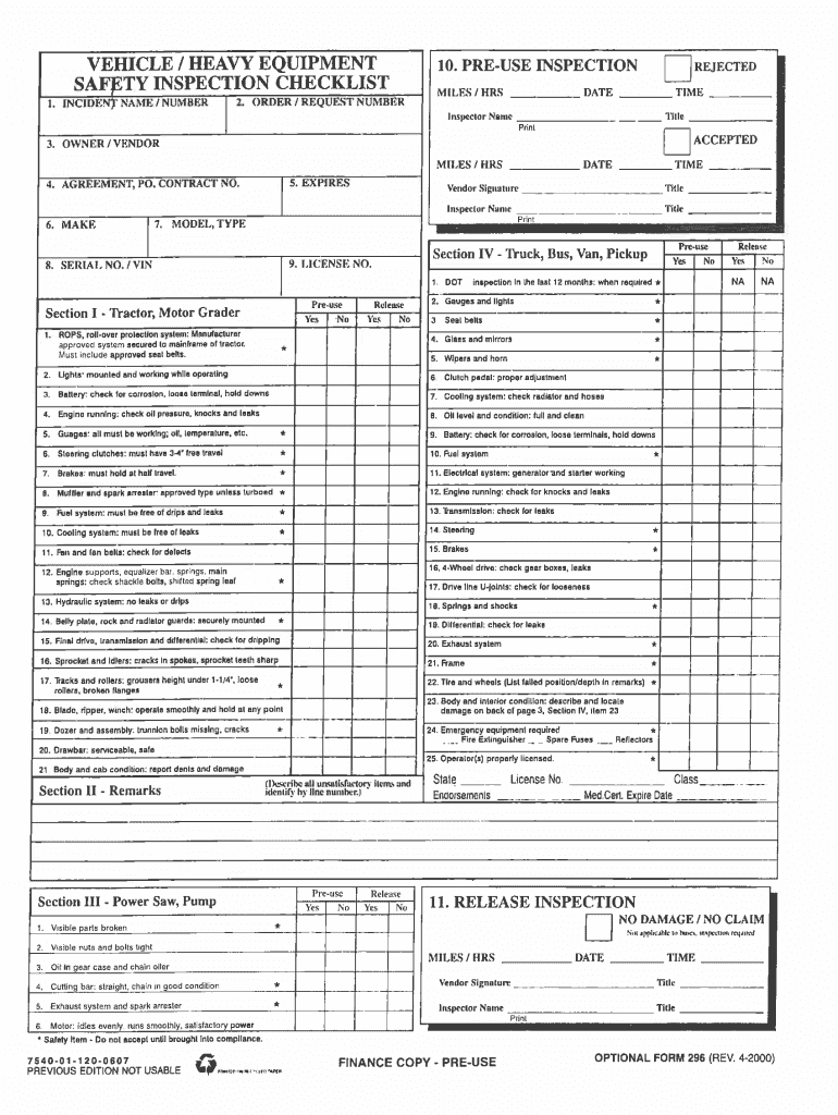  Form 296 2000-2024