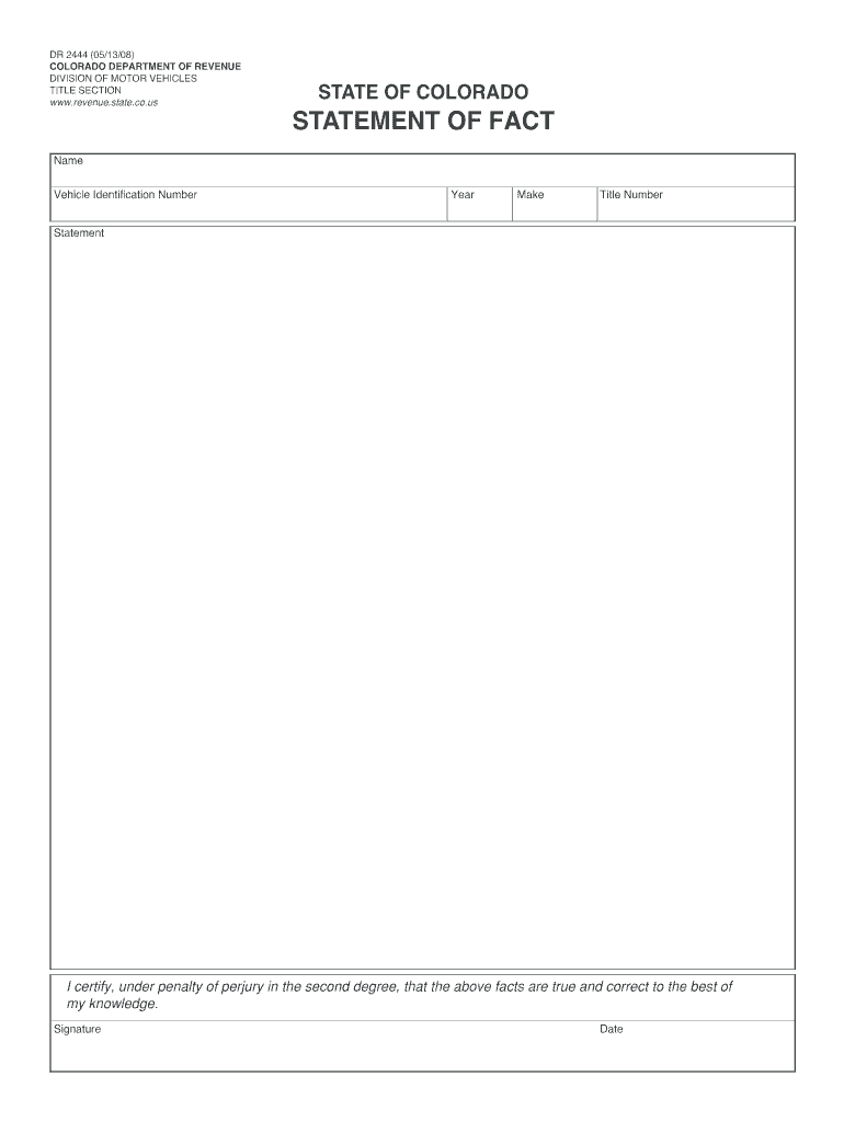 Dr 2444  Form