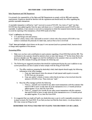 Irs Form 8300 Fillable