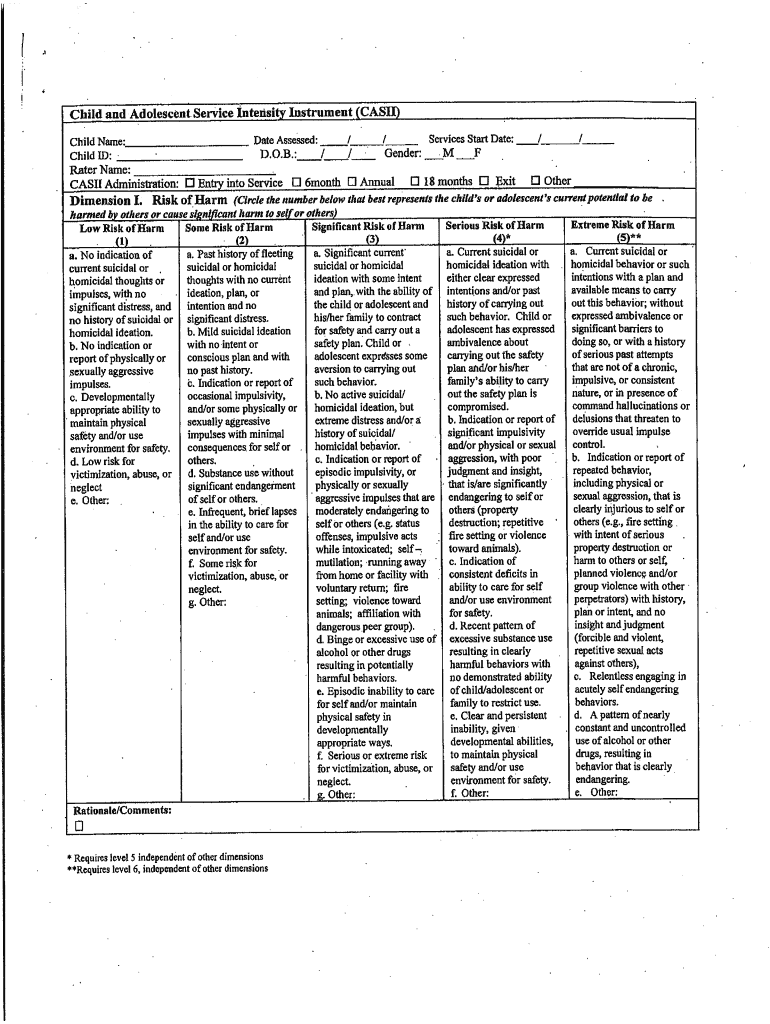 Casii  Form