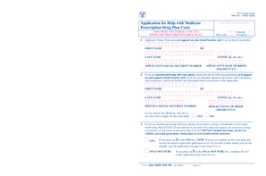 Application for Help with Medicare Prescription Drug Plan Costs Secure Ssa  Form