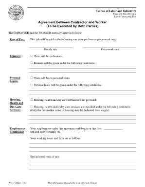 Oregon Wh 153  Form