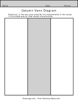 Column Venn Diagram Ology  Form