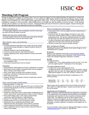 Prudential Foundation Matching Gifts Program Form