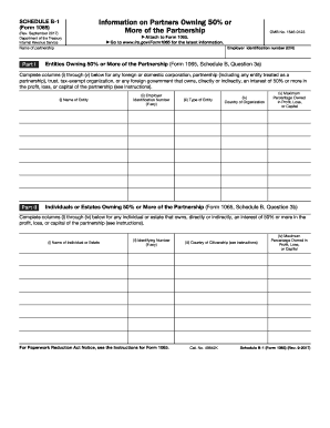  1065 Schedule B 1 2019-2024