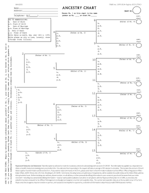 Printable Ancestry Chart
