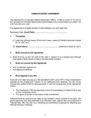 Dba Agreement Template  Form