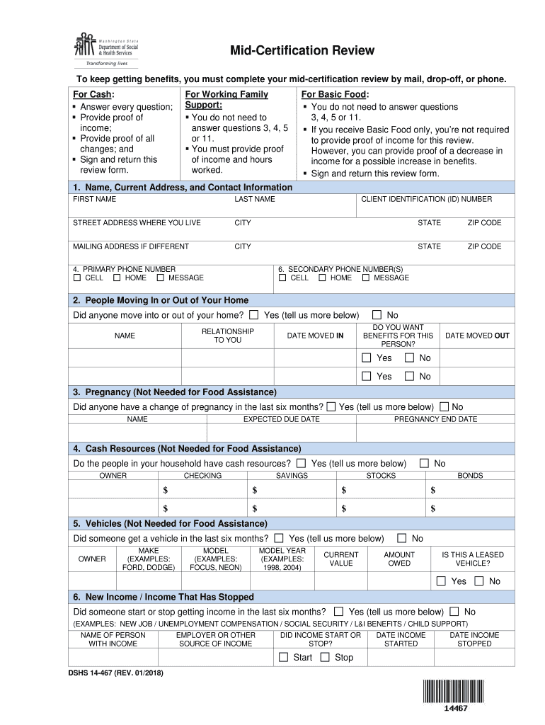  Wa State Ebt Mid Review Form 2020