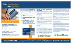 Paycheck Plus Login  Form