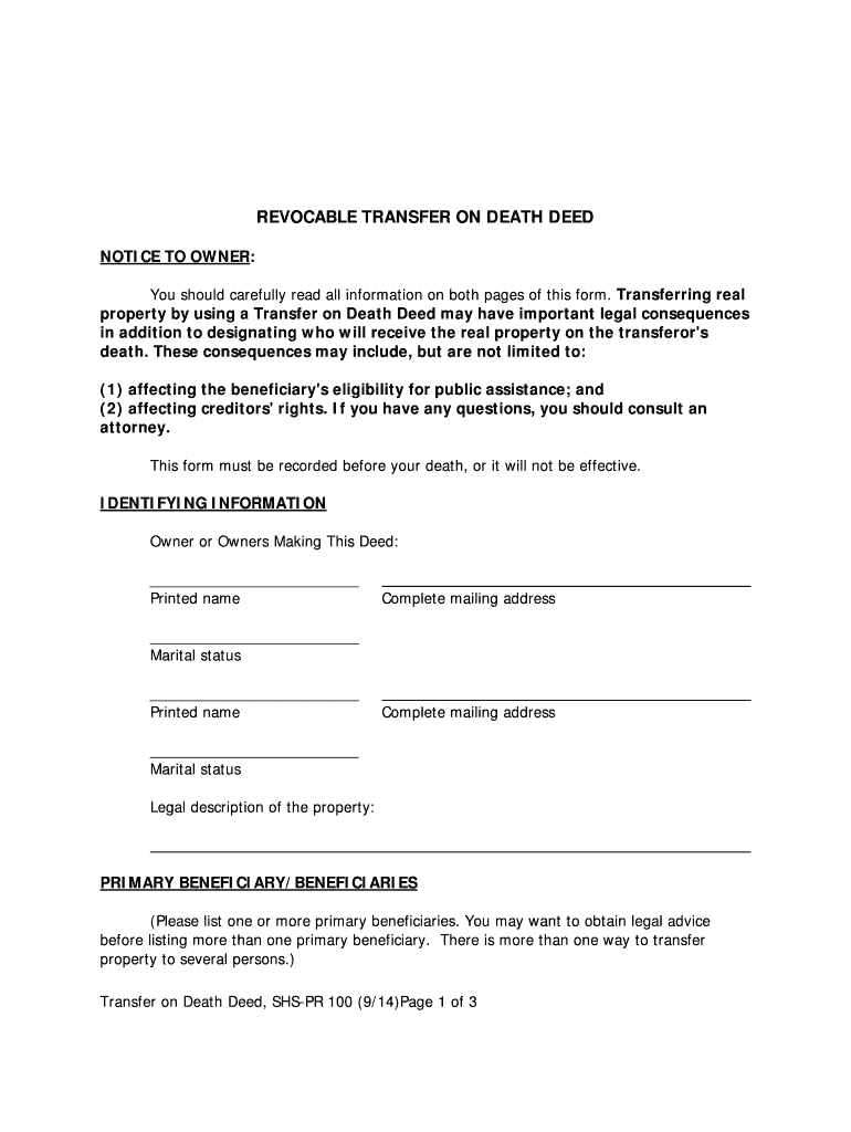 Alaska Transfer Death Form