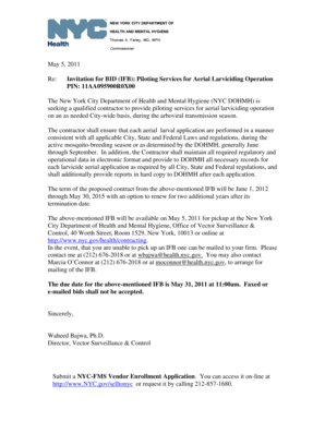 Nyc Vendor Number Fms Number  Form