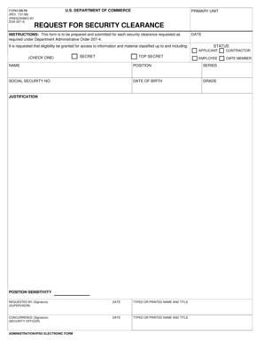 CD 79 Department of Commerce Osec DOC  Form