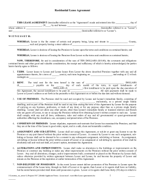 lease agreement template fill out and sign printable pdf template signnow