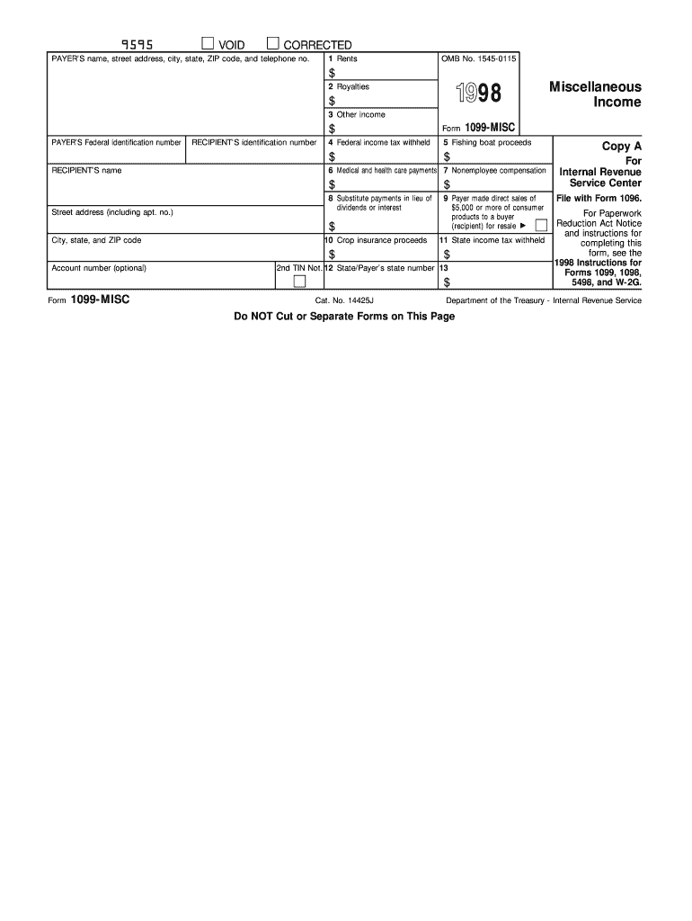  Irs Form 1998