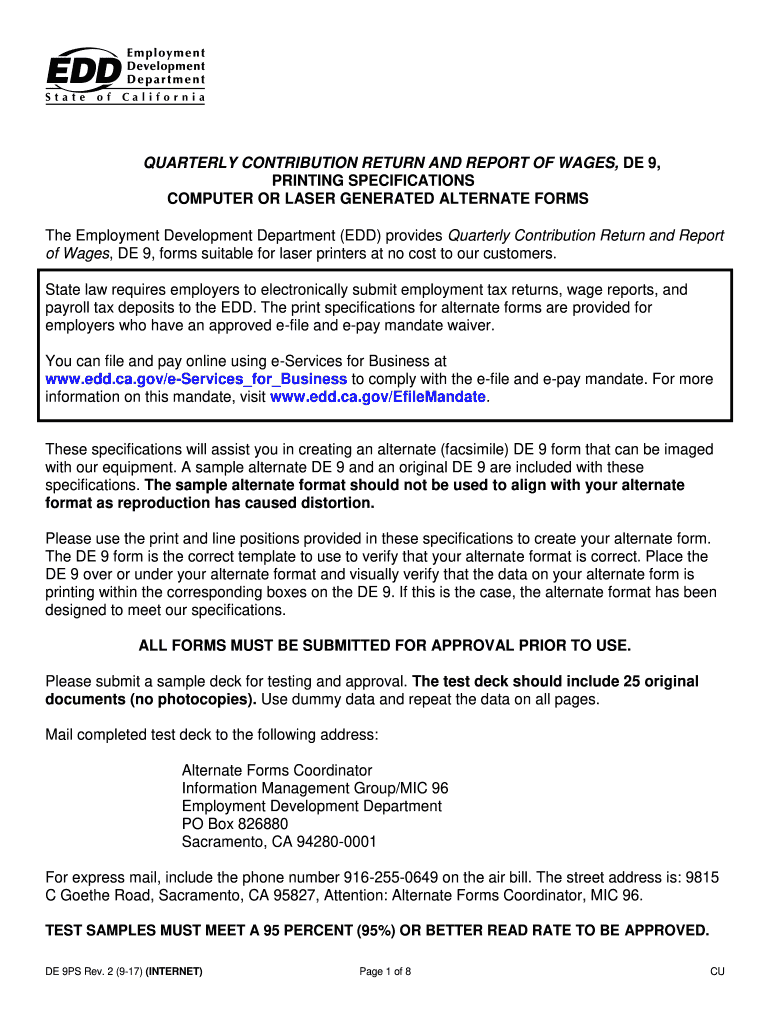 Quarterly Contribution Return Report  Form