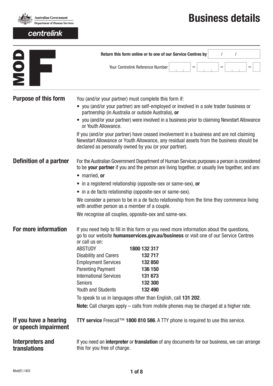  Mod F Form 2014