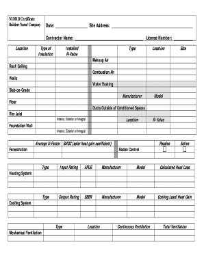 N1101 8 Certificate  Form