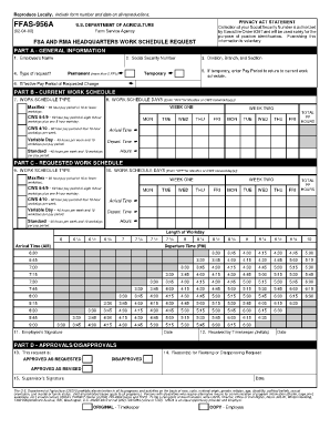 Ffas 956 Form