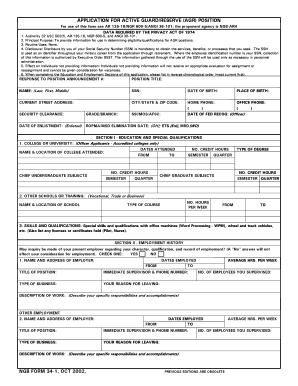 Army Agr Application  Form