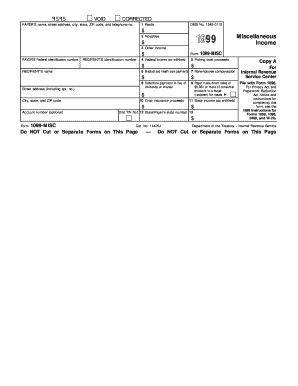 1099 Form Fill Out And Sign Printable Pdf Template Signnow