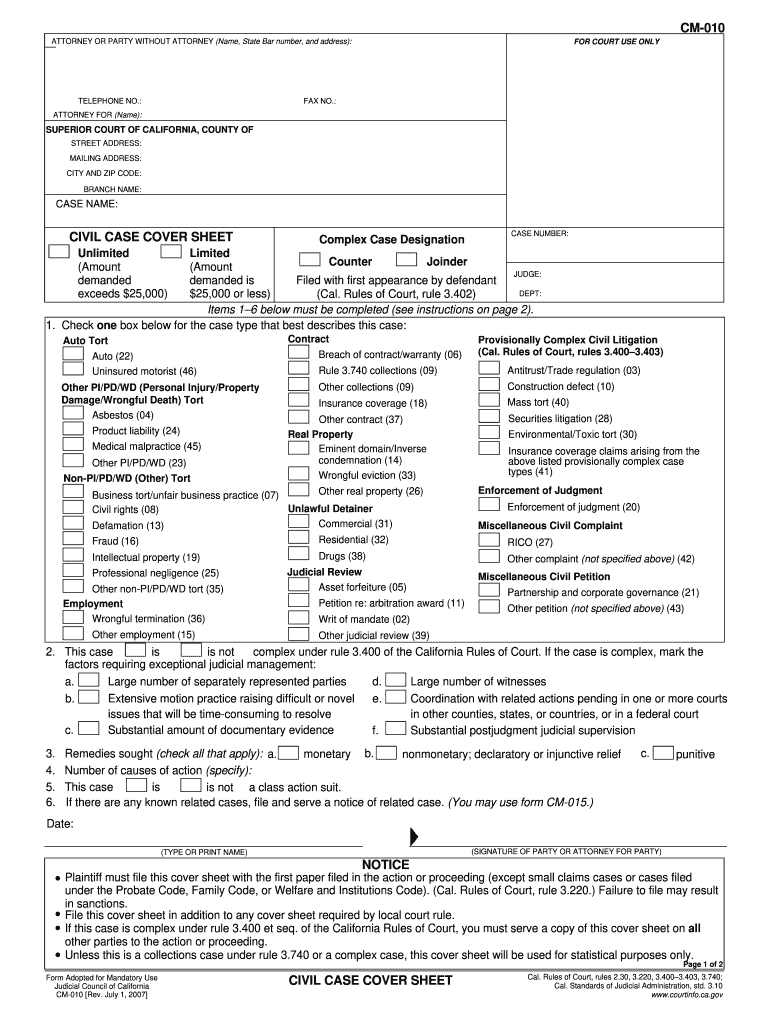 Cm 010  Form