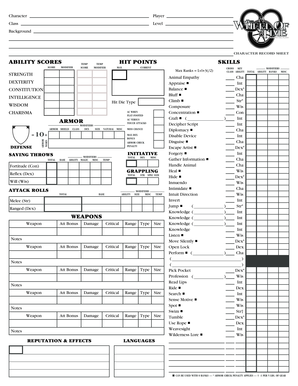 Wheel of Time Rpg PDF  Form