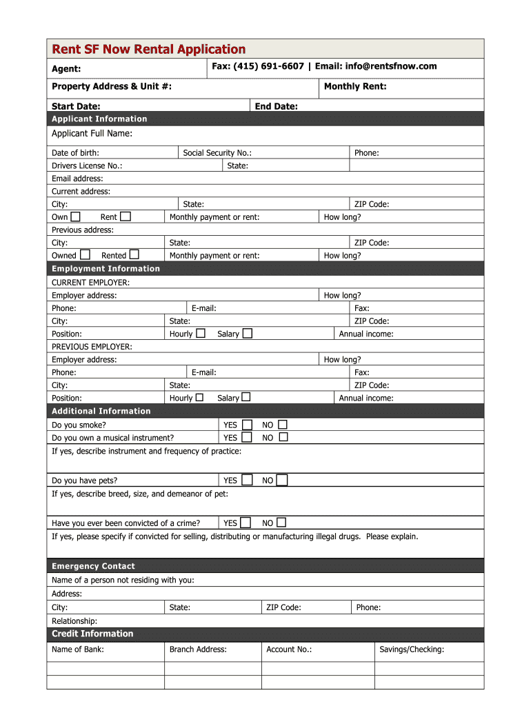 Rentsfnow  Form