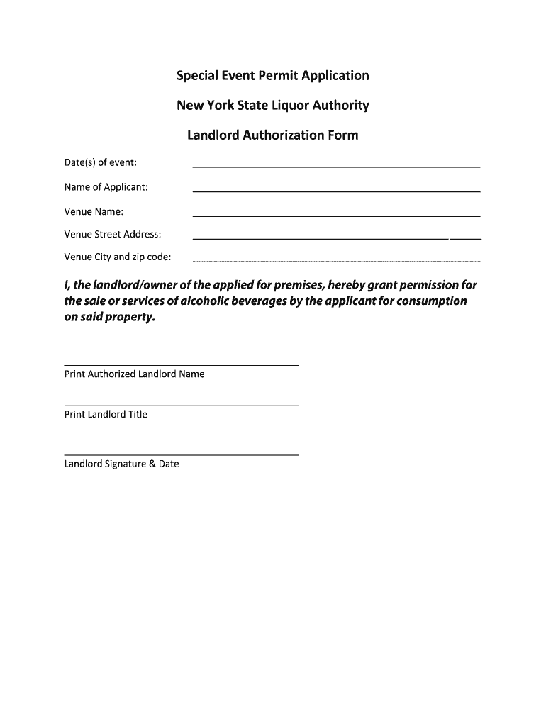 Landlord Authorization Form