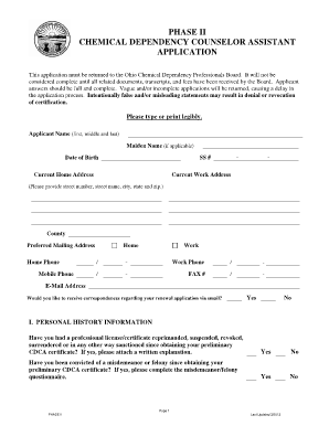 Cdca Phase 2 Grid  Form