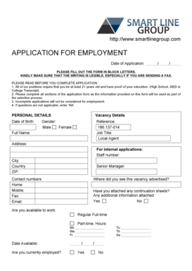 All Details to Be Filled in Block Letters  Form