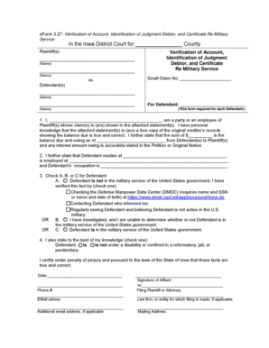 FeIN the DISTRICT COURT of IOWA Iowacourts  Form