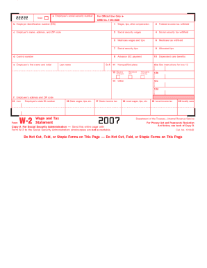 W2 Form - Fill Out and Sign Printable PDF Template | signNow