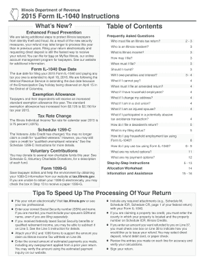 Il 1040 Fillable Form