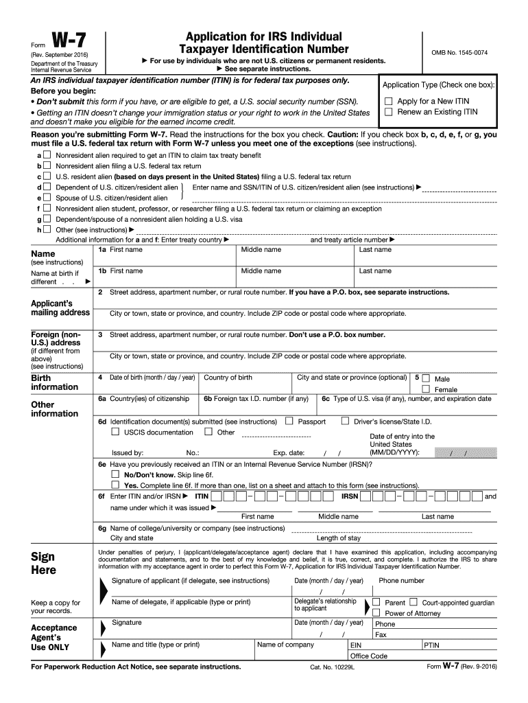 2012 W-7 form