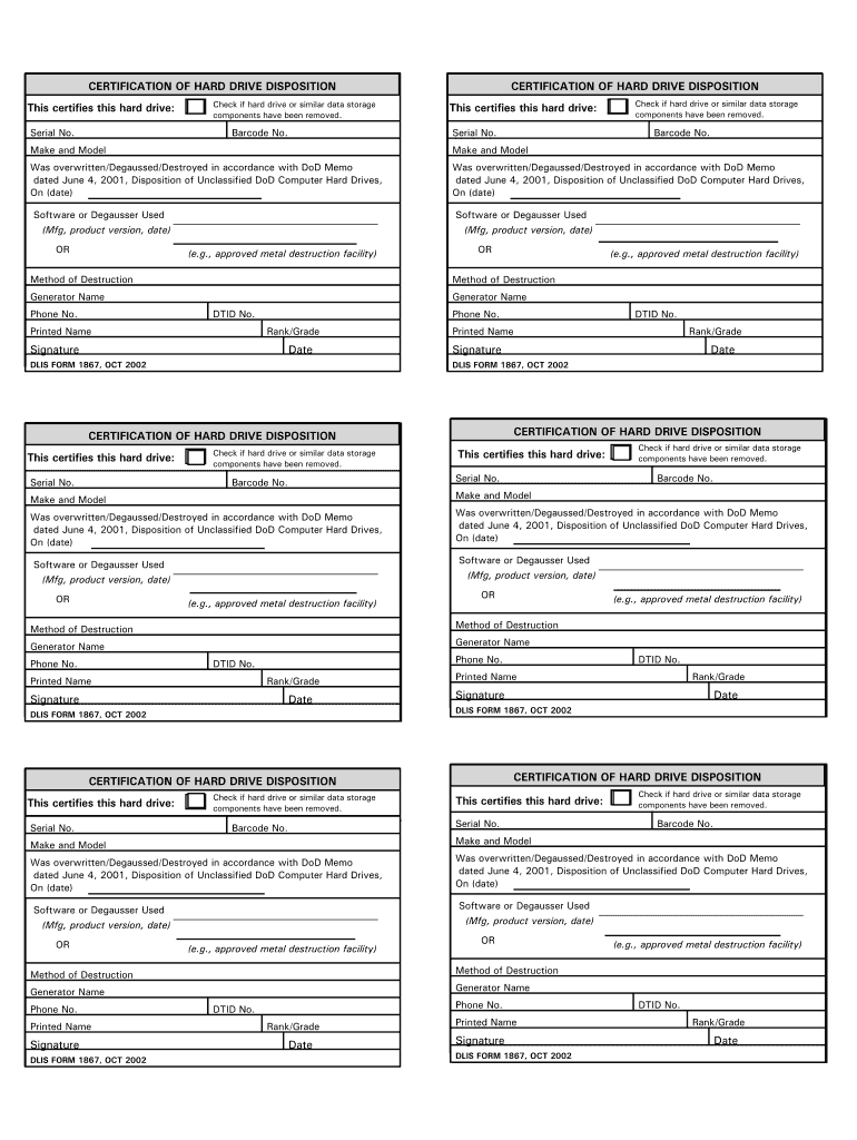  Dla Form 2500 2002-2024