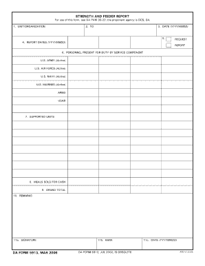 Da Form 5913 Mar Fillable