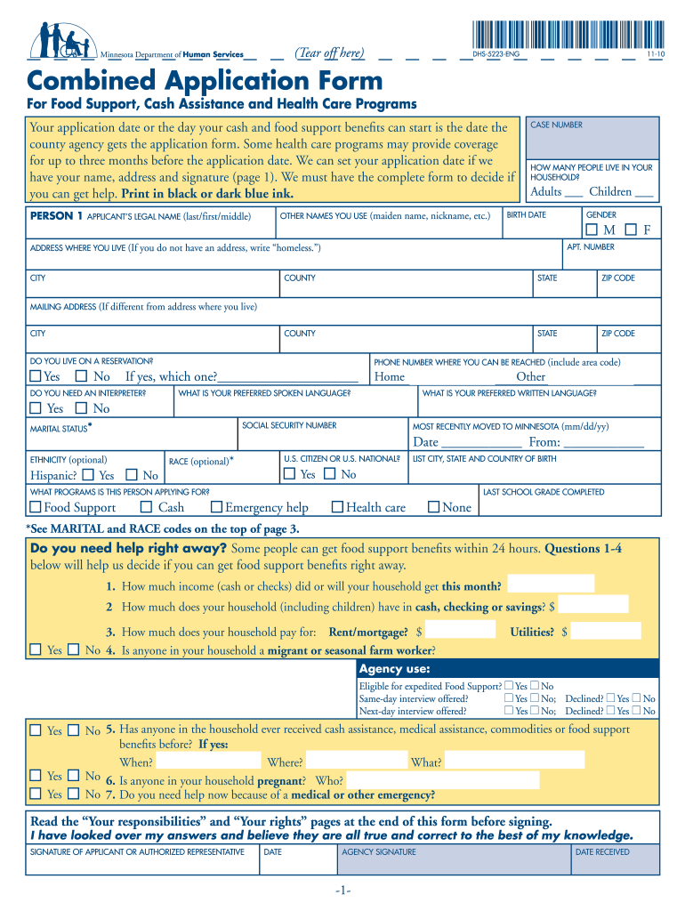 Get and Sign Combined Application Form 2010-2022