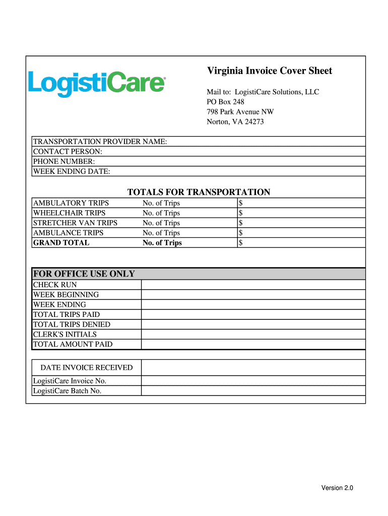 Virginia Logisticare Form