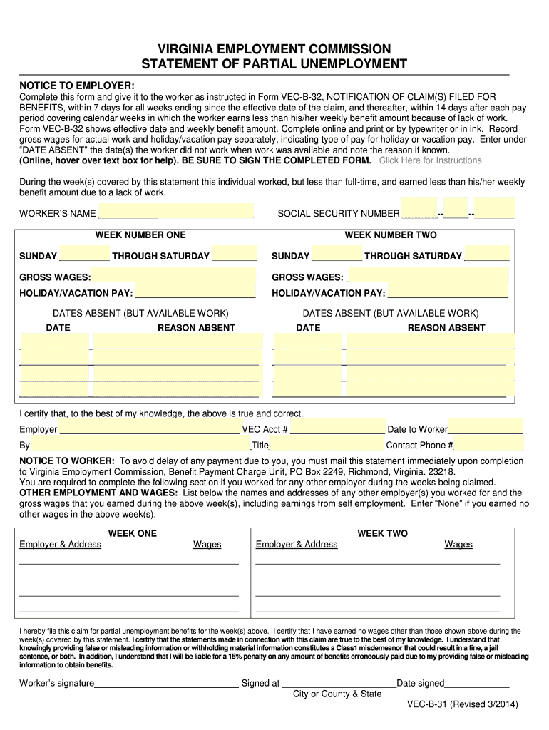 Vec B 31 2014-2025
