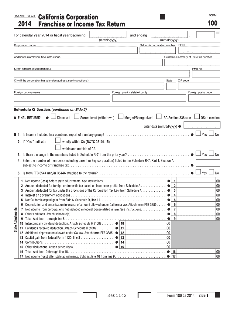  Ca Form 2019