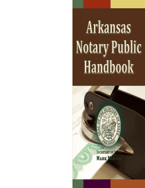  Arkansas Notary Public Handbook  Sos Arkansas 2014-2024