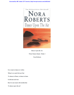 Promise Me Tomorrow Nora Roberts PDF  Form